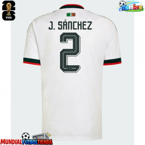 Camiseta México Jorge Sanchez #2 Segunda Equipación Replica Mundial 2026 mangas cortas